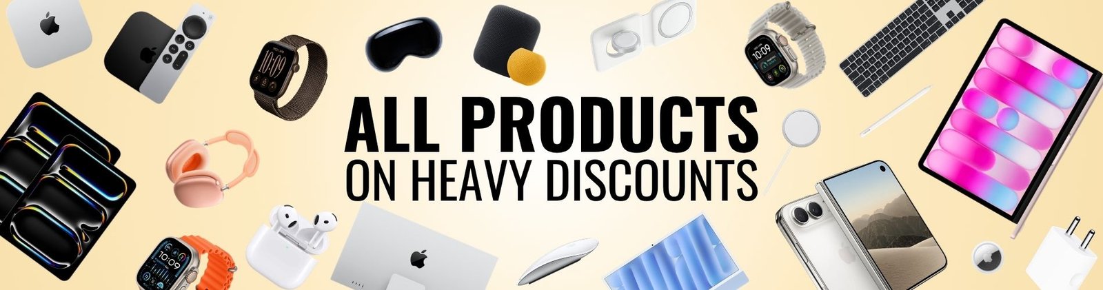Refurbished iPhones and Apple products sale banner by CellBuddy India